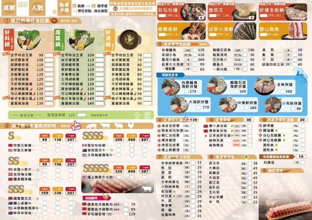 高雄三民｜五鮮級鍋物專賣陽明店｜超人氣平價小火鍋，17盎司肉片超狂，湖水綠牆面推薦必拍