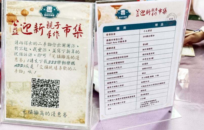 基隆也有年貨大街?委託行公益迎新手作市集於2/7開跑,一連8天,擺攤攤位完整介紹(整理至2026/2/8) - 第6張圖 基隆也有年貨大街?委託行公益迎新手作市集於2/7開跑,一連8天,擺攤攤位完整介紹(整理至2026/2/8)