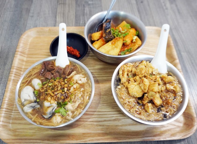 新北蘆洲平價美食｜樂福獨家特調蒜味麵線｜長安街必吃銅板美食，綜合麵線推薦必點