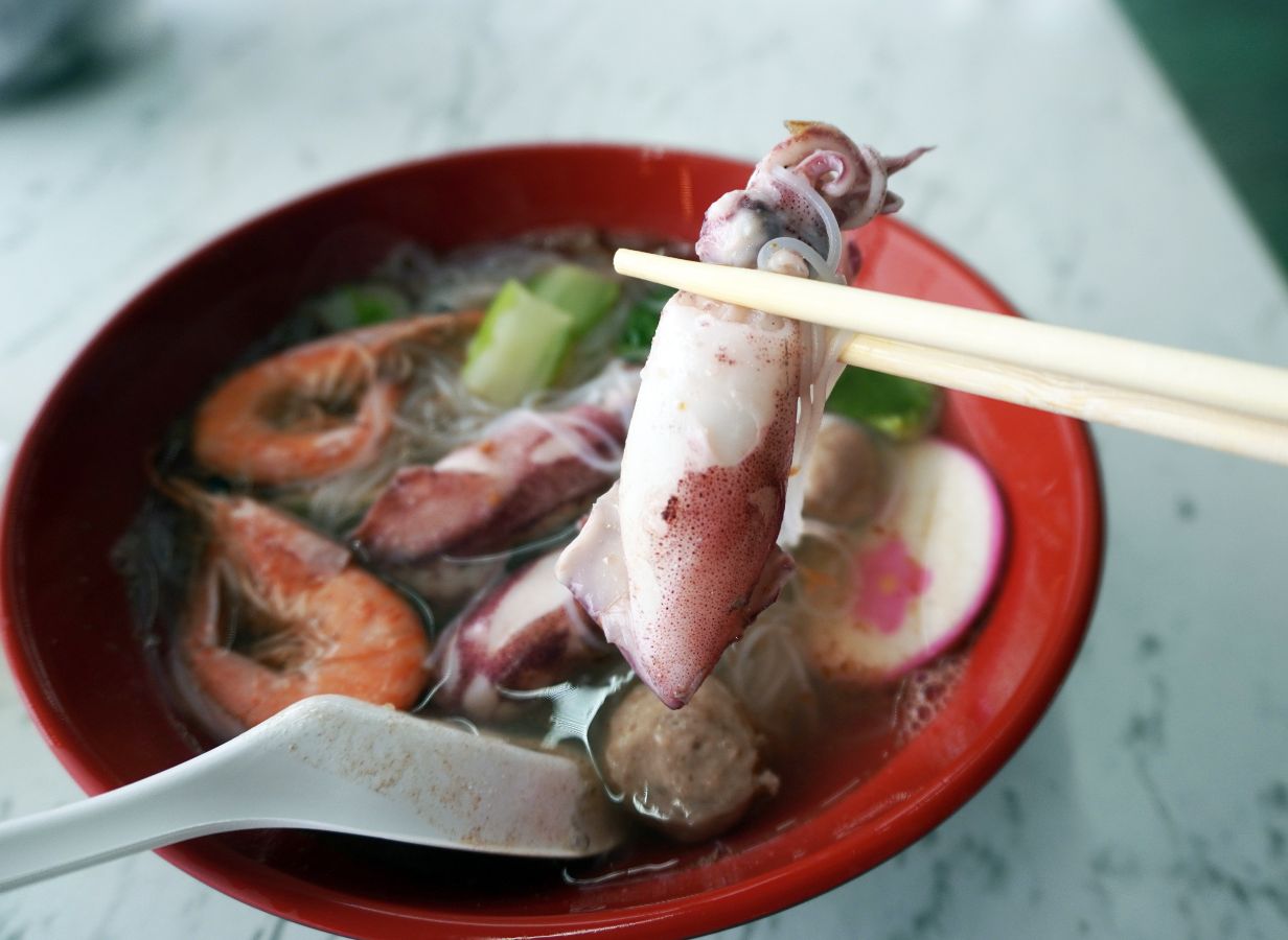 基隆中正｜潮境蕭媽媽冬瓜石花凍｜海景第一排平價美食，冬瓜石花凍跟小卷米粉推薦必點